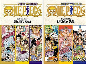 One Piece 3-in-1 Edition 12-book Manga Set 21-32: Vol. 61-96 by Eiichiro Oda