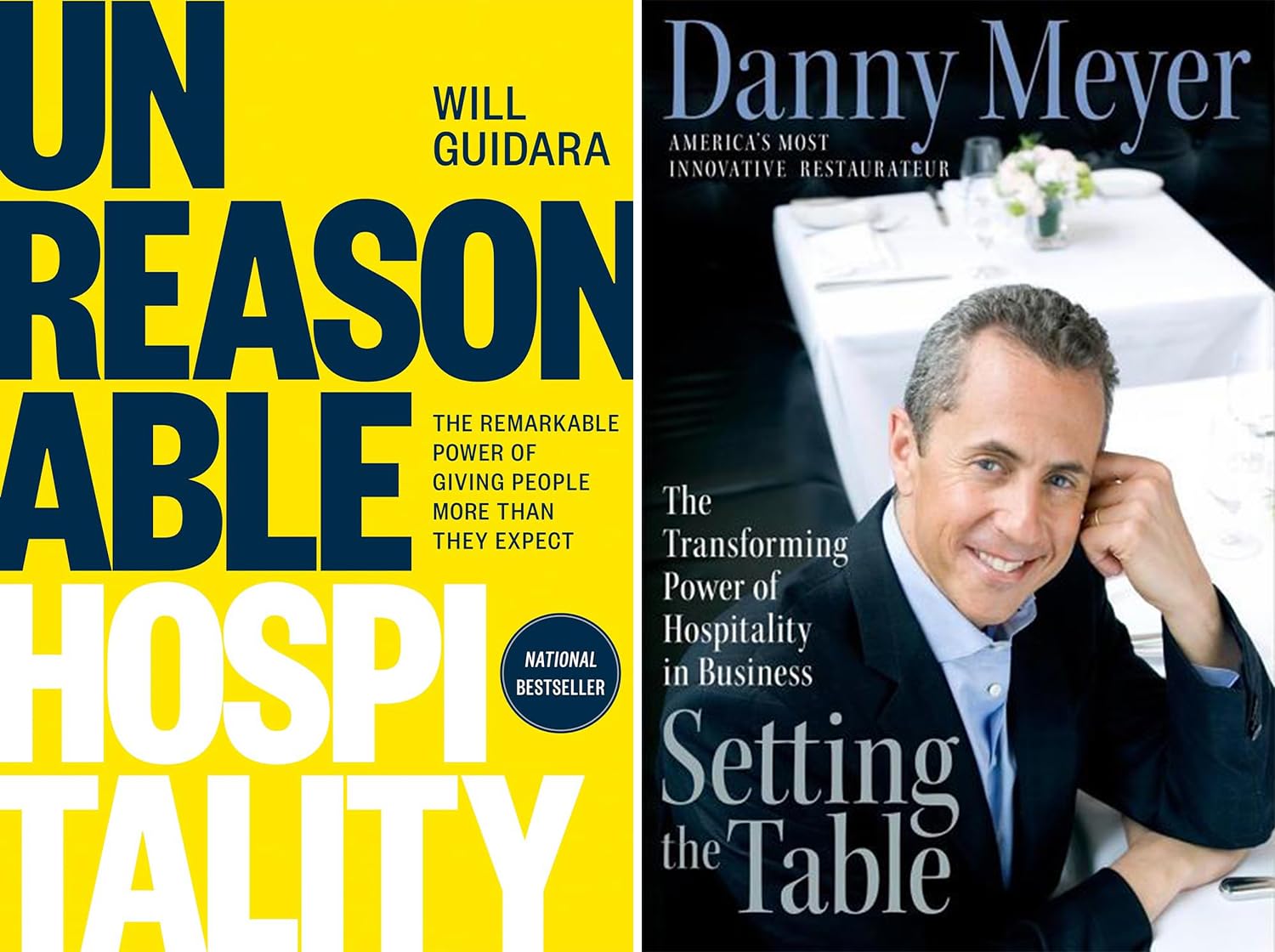 Customer Relations Series of Bestselling 2 Books Collection. Unreasonable Hospitality & Setting the Table