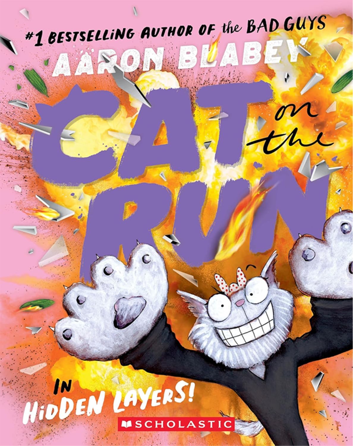 Cat on the Run Series 3-Book Collection Set (Cat of Death, Cucumber Madness, Hidden Layers!) – Funny Illustrated Chapter Books for Kids