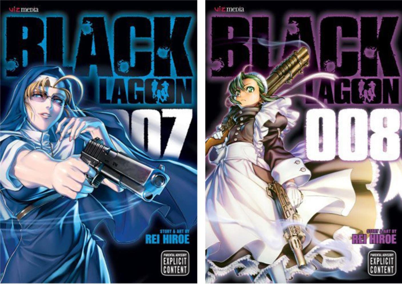 Black Lagoon Manga Set Vol. 1-12 by Rei Hiroe