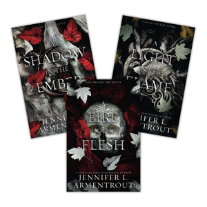 Flesh and Fire, 3 Book Set; A Shadow in the Ember + A Light in the Flame + A Fire in the Flesh [Product Bundle] Jennifer L. Armentrout [Product Bundle] Jennifer L. Armentrout [Product Bundle]