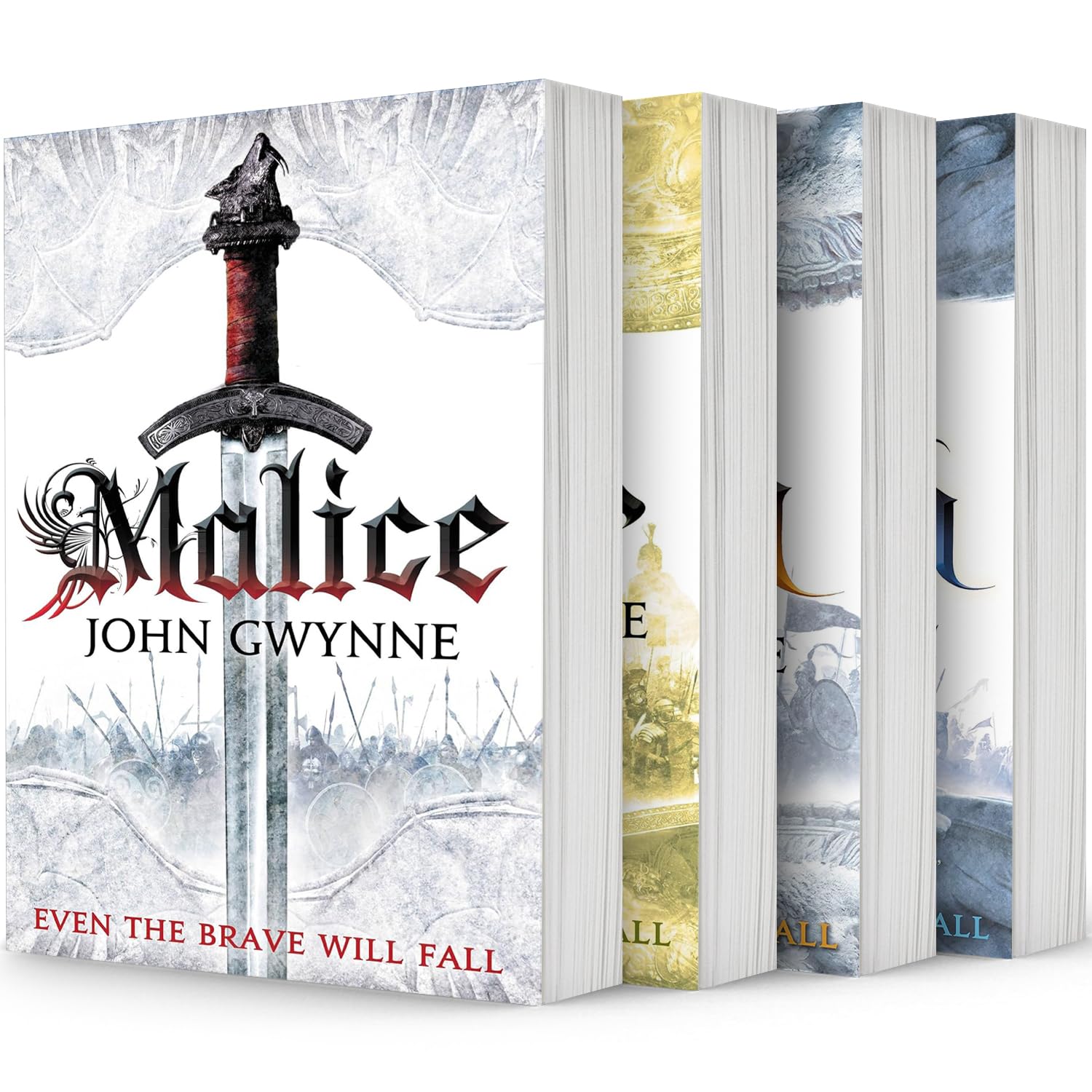 Faithful and the Fallen Series 1-4, Collection Set 4 Books, Malice, Valor, Ruin, Wrath, by John Gwynne