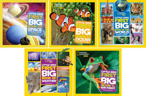 Little Kids First Big Book Collection 5-Book Set (Space, World, Ocean, Weather, Rain Forest) – Educational Science & Nature Picture Books for Kids