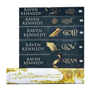 The Plated Prisoner Series 6 Books Collection Set By Raven Kennedy(Gild, Glint, Gleam, Glow, Gold & Goldfinch)