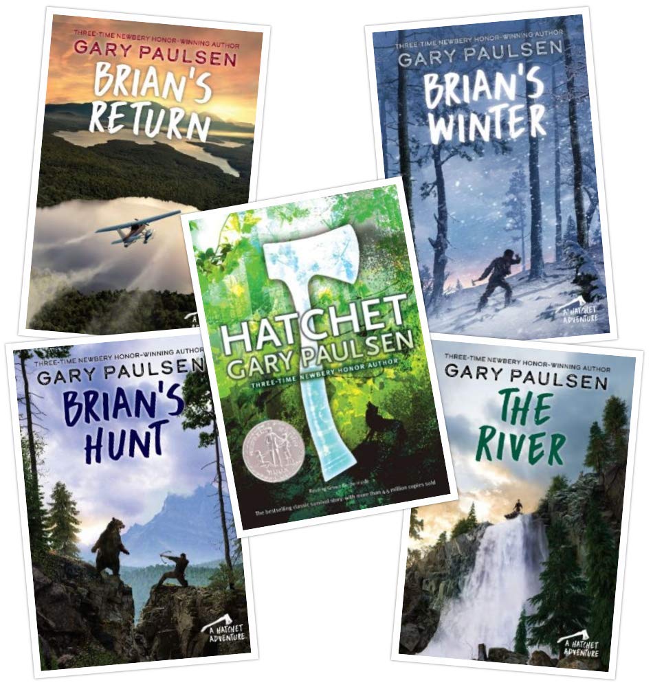 Complete Hatchet Set: Hatchet, The River, Brian's Winter, Brian's Return, Brian's Hunt (5 Books)