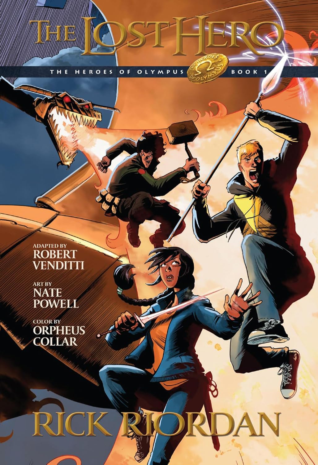 The Heroes of Olympus Series, 4 Books Collection Set, Lost Hero, Son of Neptune, The Mark of Athena, The House of Hades, by Rick Riordan
