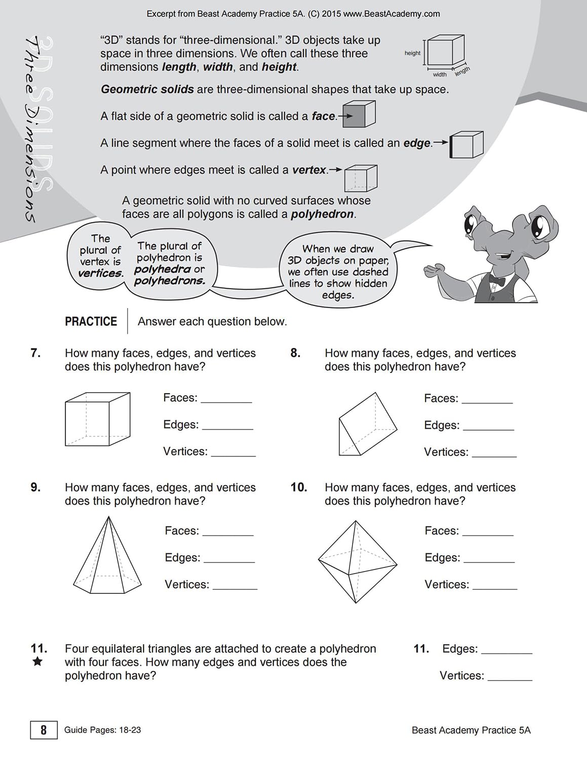 Art of Problem Solving: Beast Academy 5A: Guide and Practice, 2 Books Collection Set, 5A Math Guide & 5A Math Practice