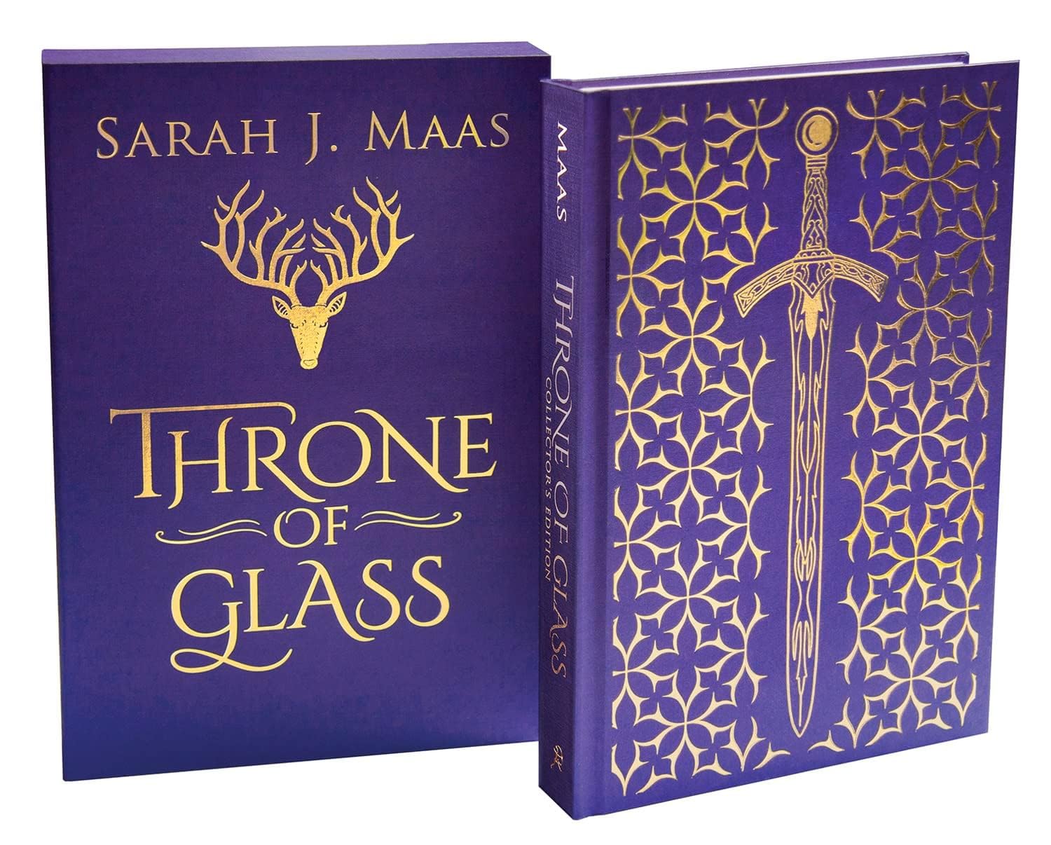 Throne of Glass Collector's Edition & A Court of Thorns and Roses Collector's Edition. Sarah J. Maas 2 Books Collection Set