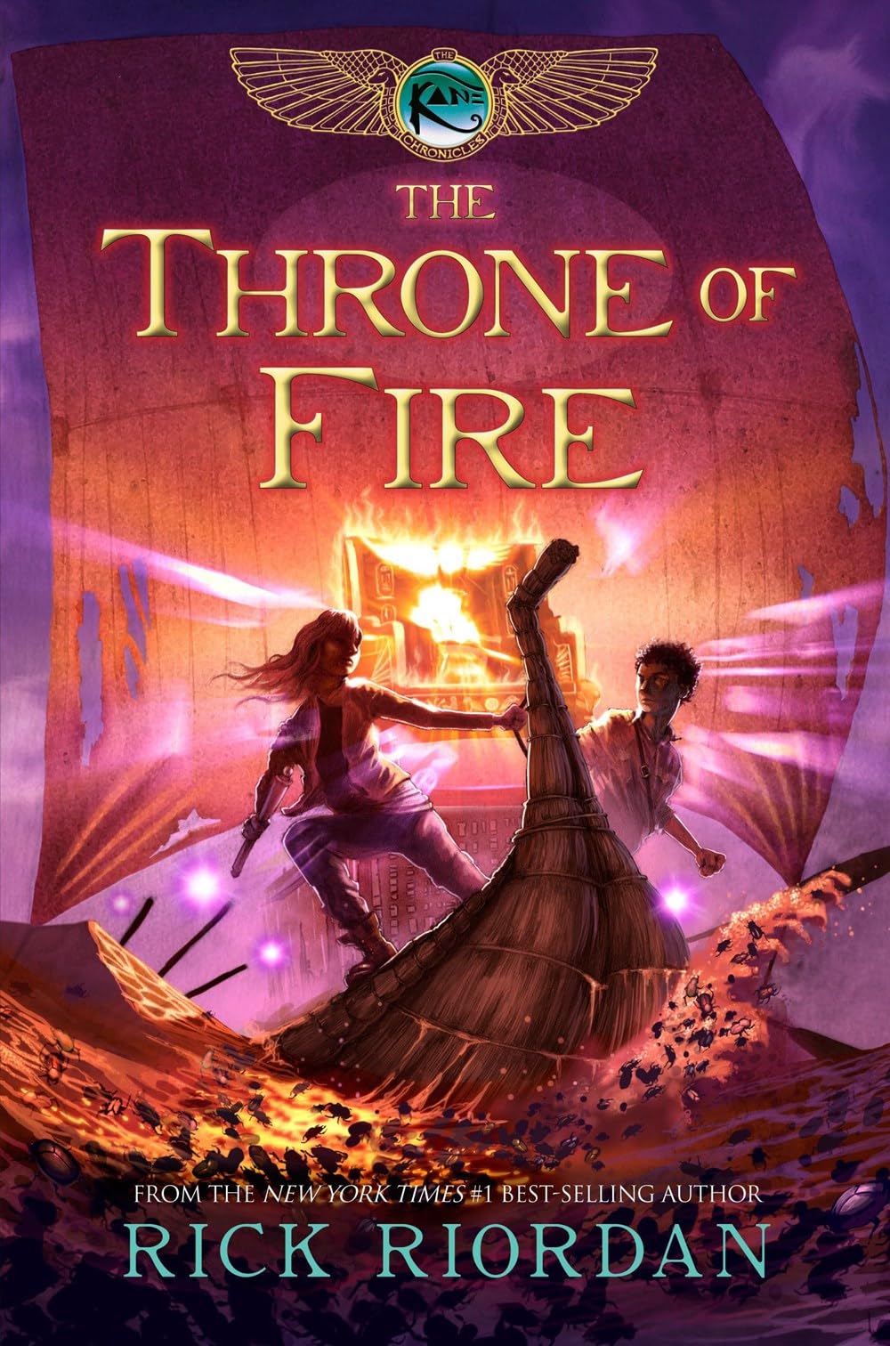 Kane Chronicles 3 Book Hardcover Set includes: The Throne of Fire, The Serpents Shadow, & The Red Pyramid