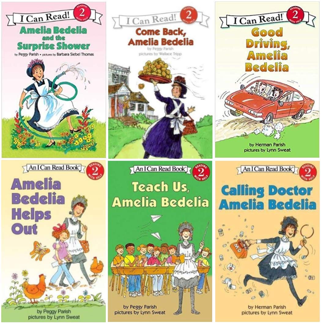 I Can Read Amelia Bedelia 6 Pack Set, Level 2 (Amelia Bedelia Helps Out, Good Driving Amelia Bedelia, Calling Doctor Amelia Bedelia, Come Back Amelia Bedelia, Amelia Bedelia and the Surprise Shower, Teach Us Amelia Bedelia)