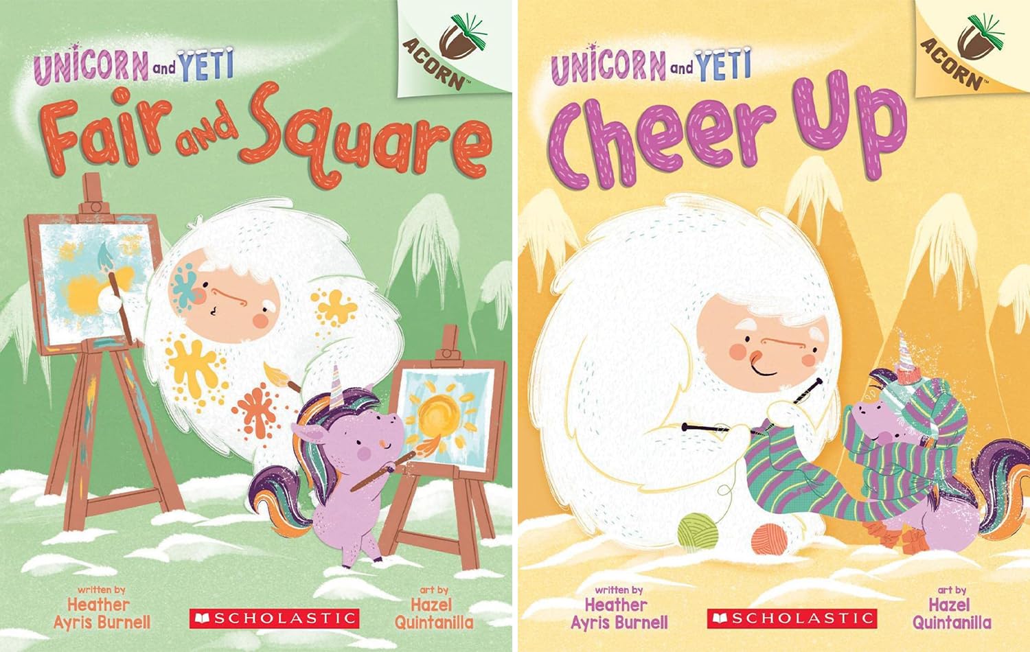 Unicorn and Yeti Volume 1-9, Collection 9 Books Set, Sparkly New Friends, A Good Team, Friends Rock, Cheer Up, Fair and Square, Together, Stuck with You, Fun and Games, Razzle Dazzle, An Acorn Book