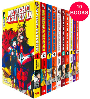 My Hero Academia Volume 1-10 Collection 10 Books Set by Kohei Horikoshi