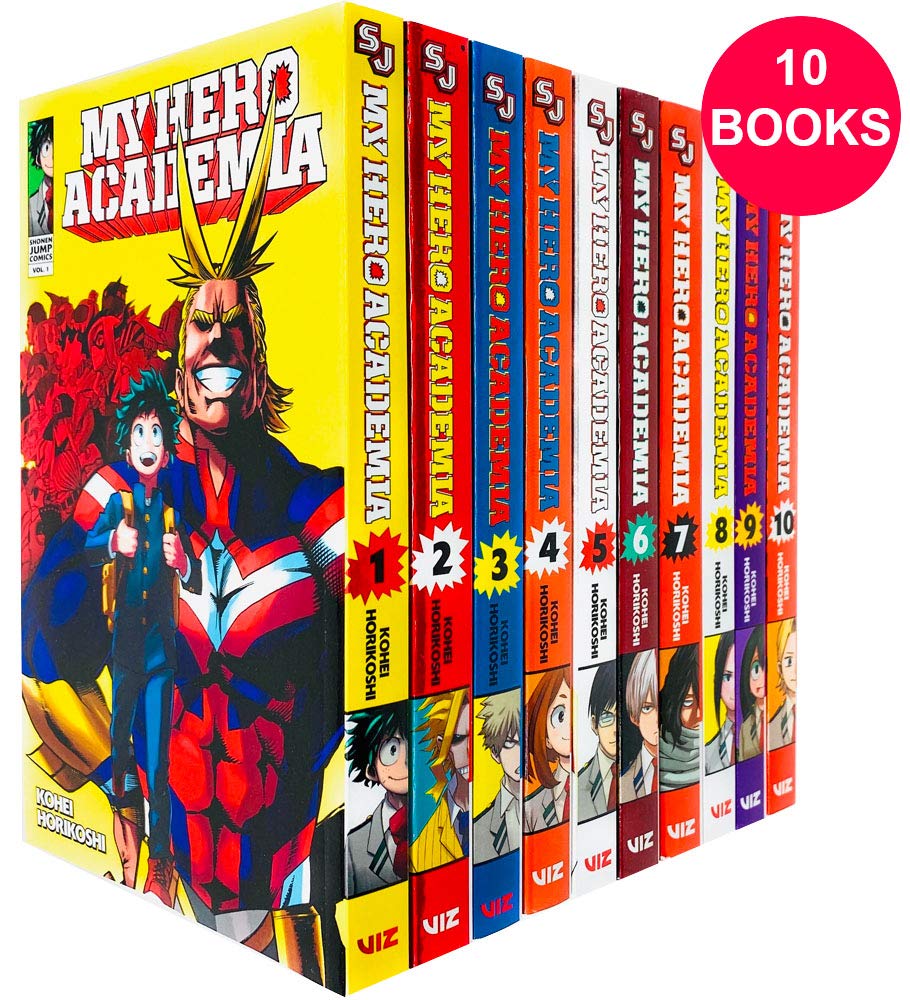 My Hero Academia Volume 1-10 Collection 10 Books Set by Kohei Horikoshi