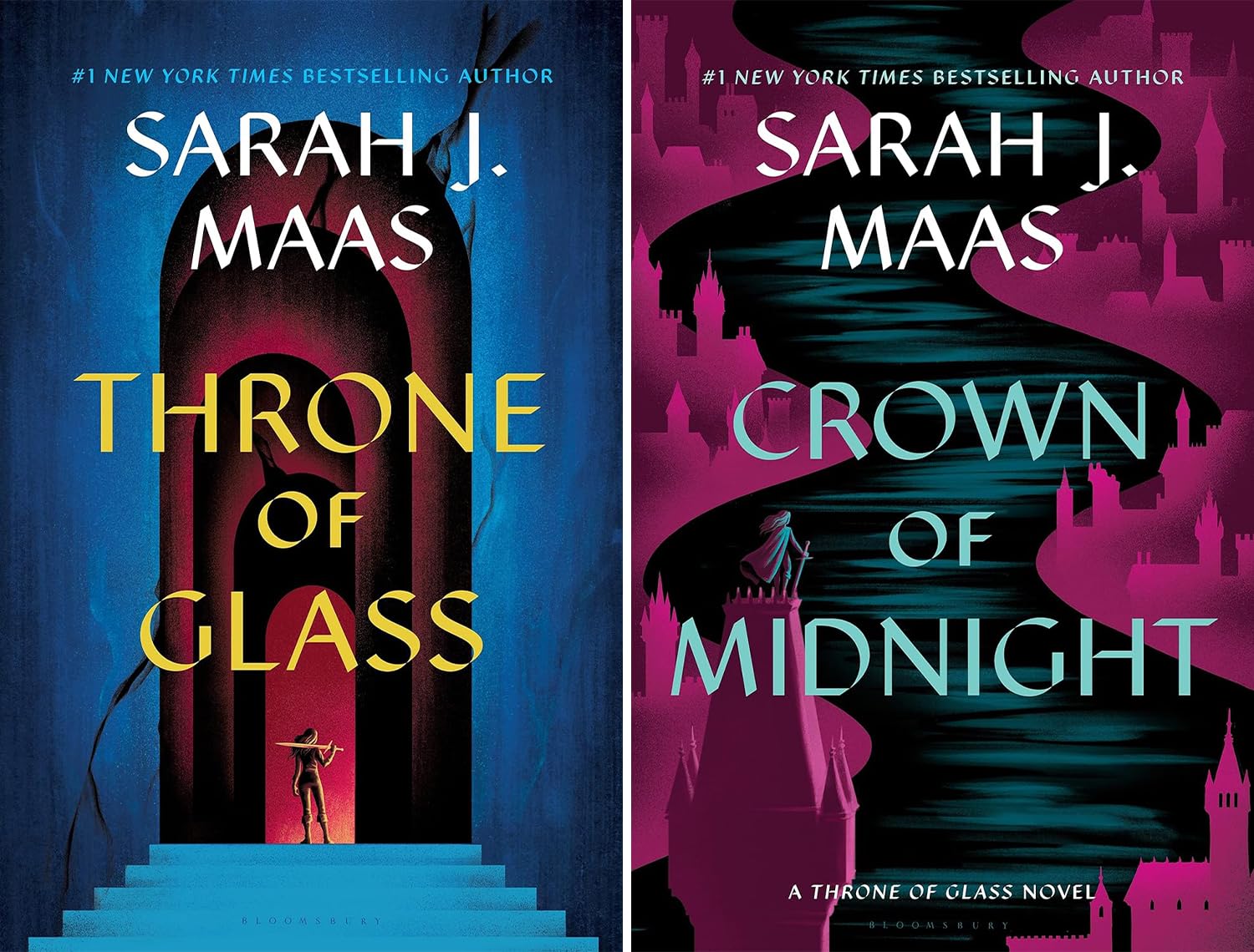 Throne of Glass Series Collection 8-Book Set by Sarah J. Maas – Throne of Glass, Crown of Midnight, Heir of Fire, Queen of Shadows, Empire of Storms, ... of Dawn, Kingdom of Ash, The Assassin’s Blade