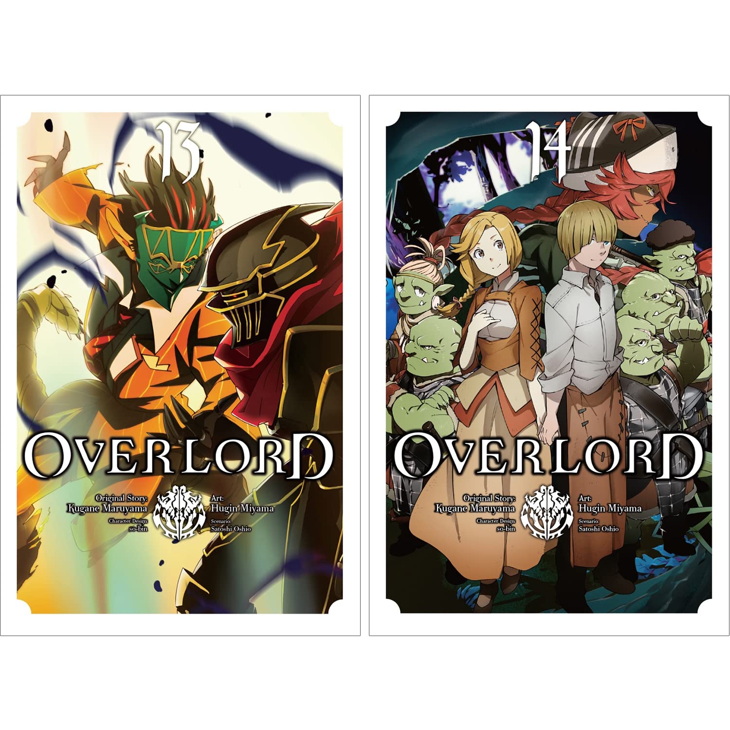 Overlord Manga 14-book Set: Vol. 1-14