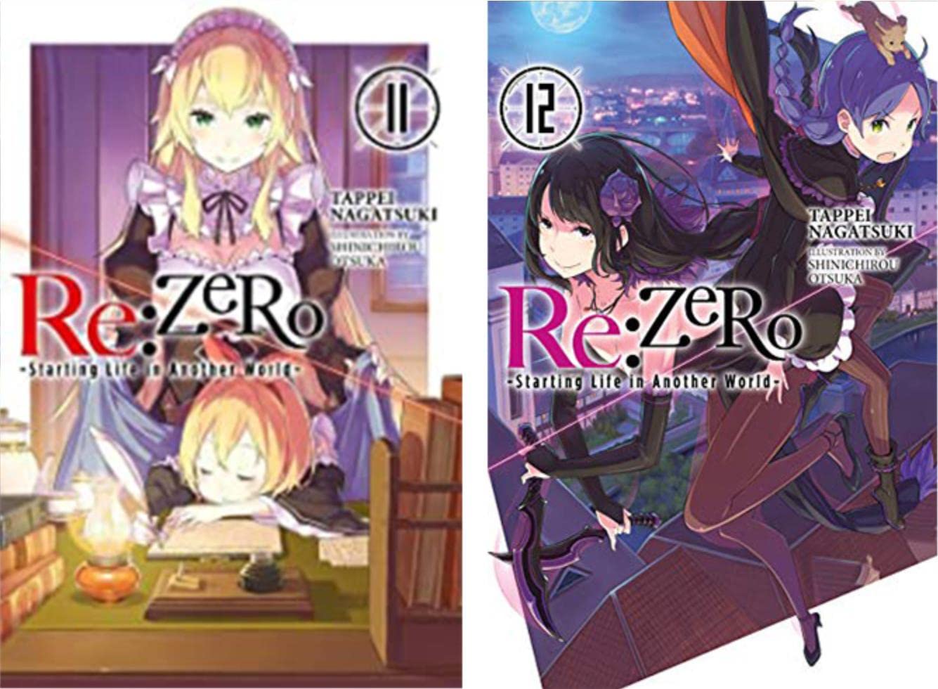 Re:ZERO -Starting Life in Another World- Vol. 11-20 Light Novel Set by Tappei Nagatsuki