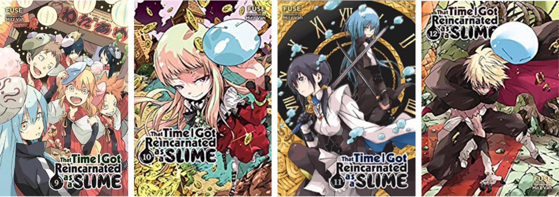 That Time I Got Reincarnated as a Slime Light Novel 15-book Set Vol. 1-15 by FUSE