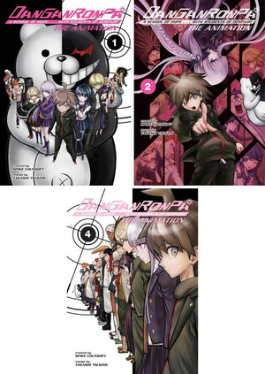 Danganronpa: The Animation Collection (3 Paperback Books) - Volume 1, Volume 2, Volume 4