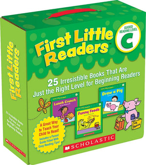 Scholastic First Little Readers 8 Parent Packs Complete Set - Guided Reading Level A, B, C, D, E&F, G&H, I&J, K&L
