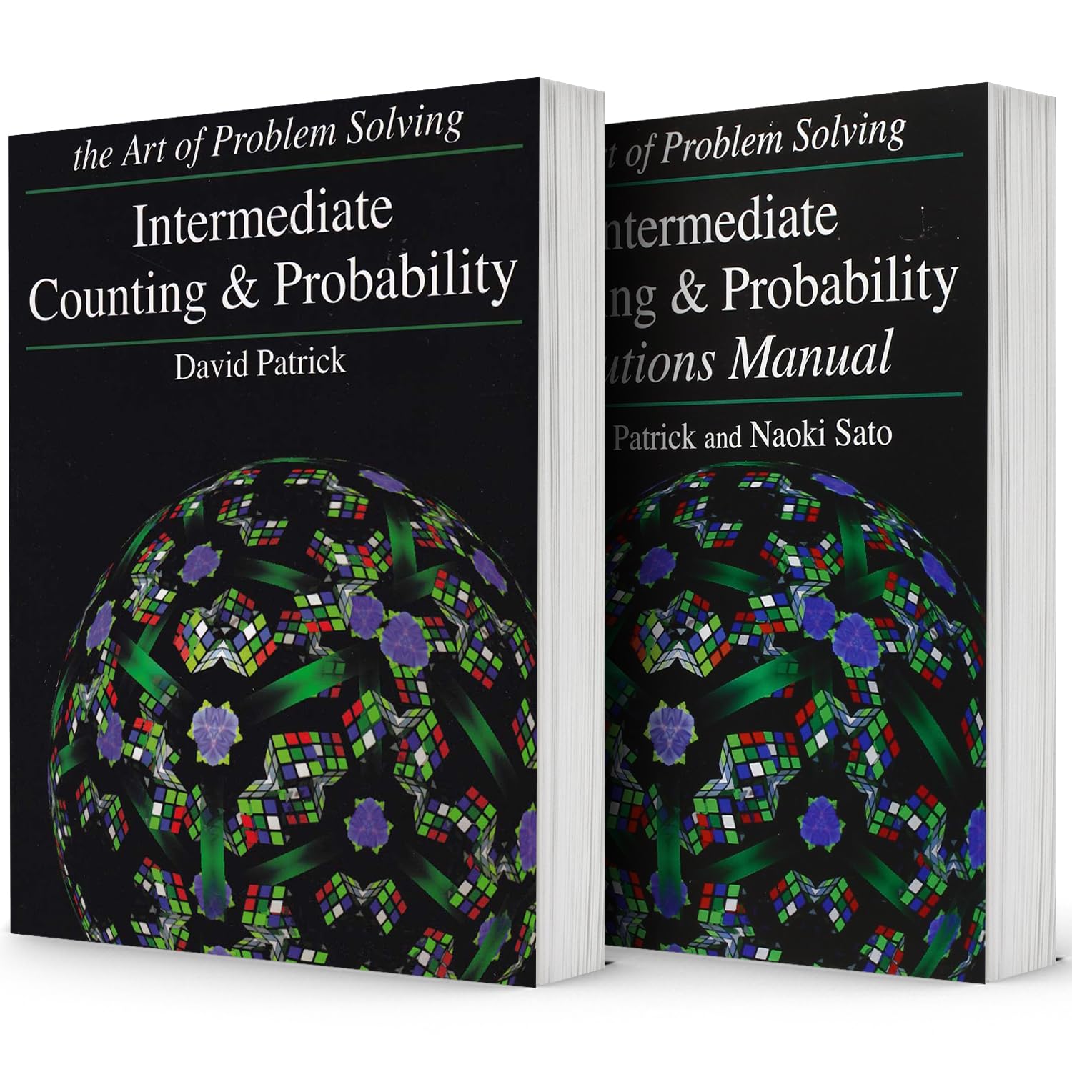 Art of Problem Solving (AoPS) Series, Intermediate Counting and Probability 2 Books Set of Text and Solution by David Patrick
