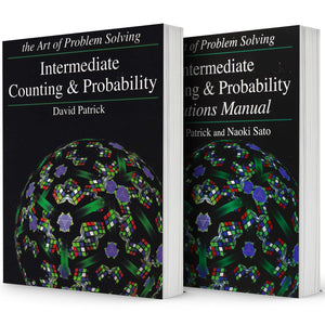 Art of Problem Solving (AoPS) Series, Intermediate Counting and Probability 2 Books Set of Text and Solution by David Patrick