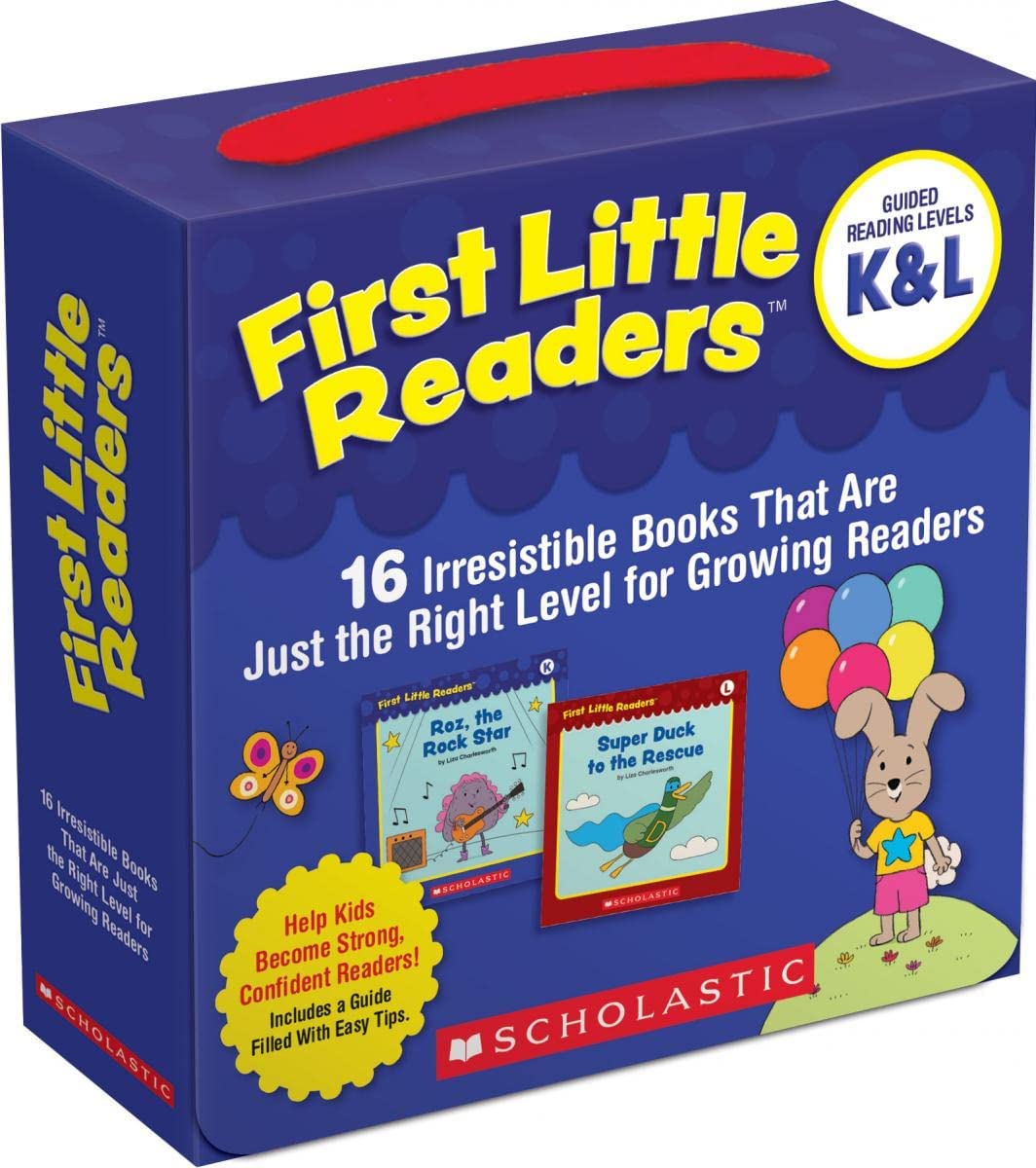 Scholastic First Little Readers 8 Parent Packs Complete Set - Guided Reading Level A, B, C, D, E&F, G&H, I&J, K&L