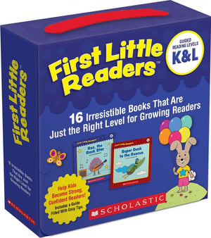 Scholastic First Little Readers 8 Parent Packs Complete Set - Guided Reading Level A, B, C, D, E&F, G&H, I&J, K&L