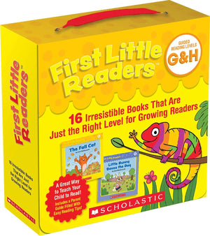 Scholastic First Little Readers 8 Parent Packs Complete Set - Guided Reading Level A, B, C, D, E&F, G&H, I&J, K&L
