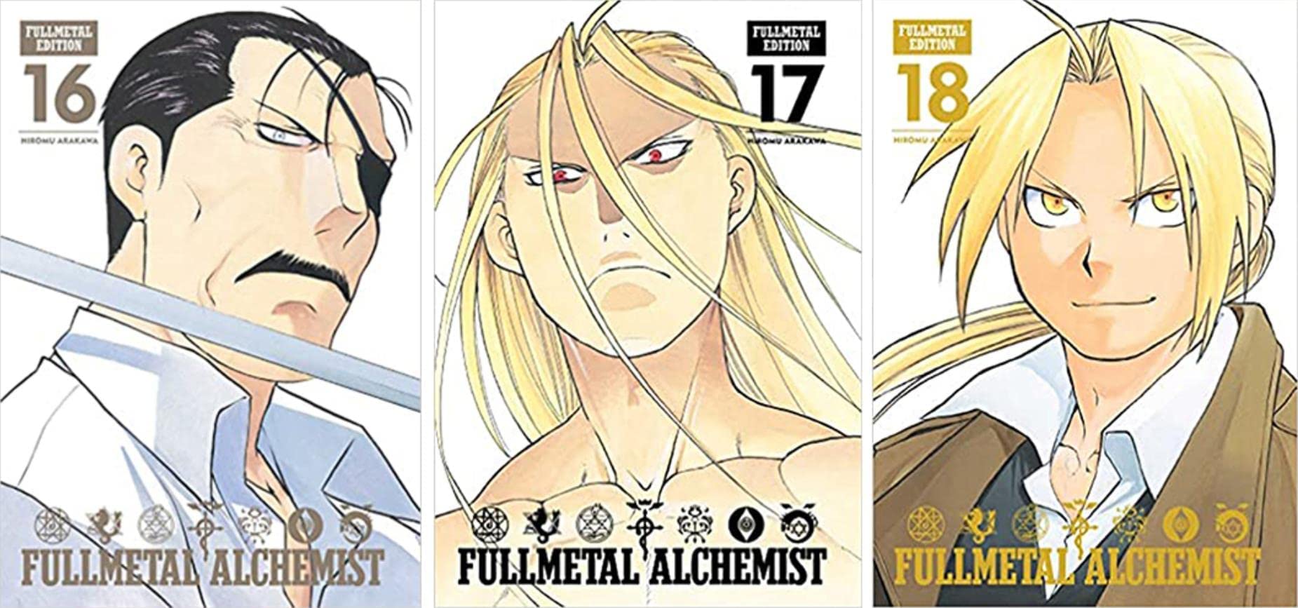 Fullmetal Alchemist: Fullmetal Edition Manga 9-book Set Vol. 10-18 by Hiromu Arakawa