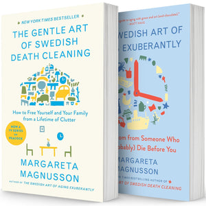 The Swedish Art of Living & Dying Series. 2 Books Collection Set. the Gentle Art of Swedish Death Cleaning, the Swedish Art of Aging Exuberantly by Margareta Magnusson