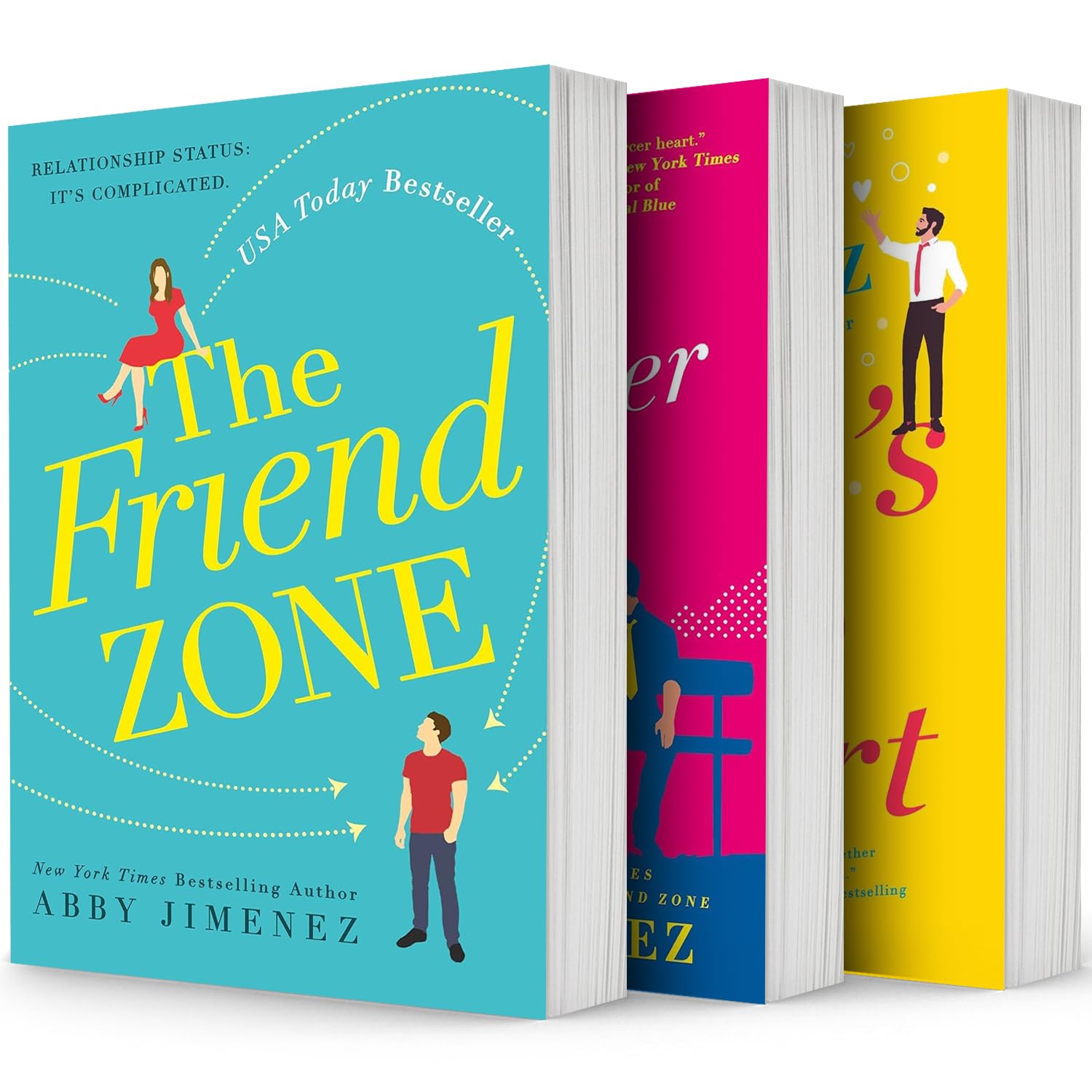 The Friend Zone Series, Collection Set of 3 Books. The Friend Zone, The Happy Ever After Playlist and Life's Too Short by Abby Jimenez