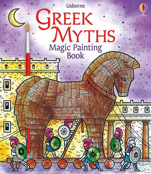 Magic Painting Book 6 Books Collection Pack Set #4 (Famous Paintings, Greek Myths, Magic Paint Yourself Calm, Rainbows,Space,Unworry)