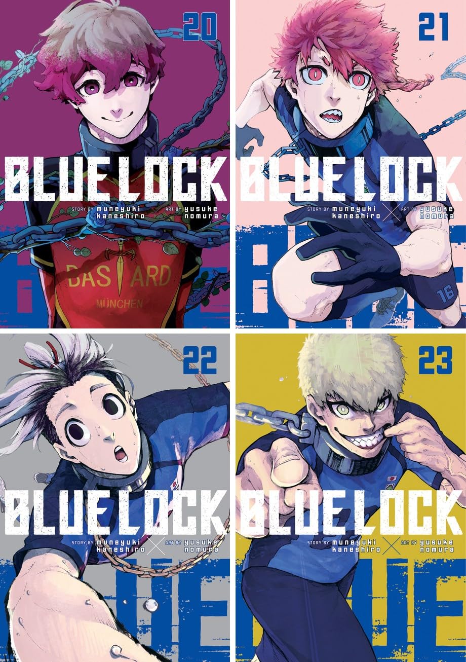 Blue Lock Series Vol. 16-32, 17 Books Collection Set by Muneyuki Kaneshiro
