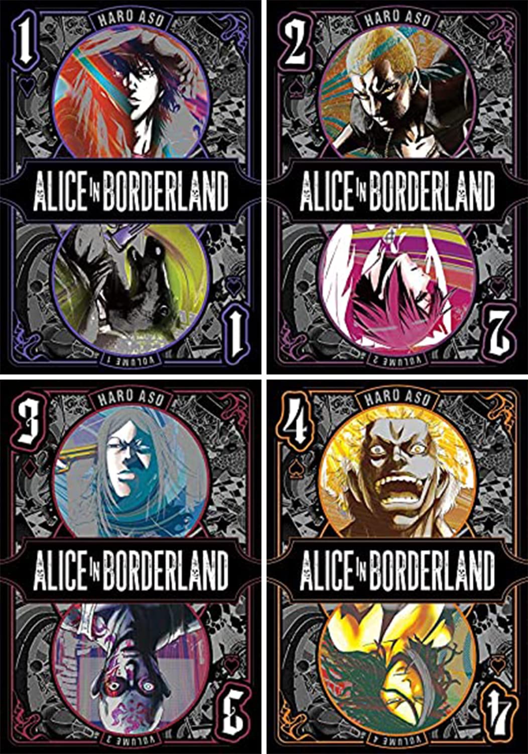 Alice in Borderland Volume 1-4 Collection 4 Books Set By Haro Aso
