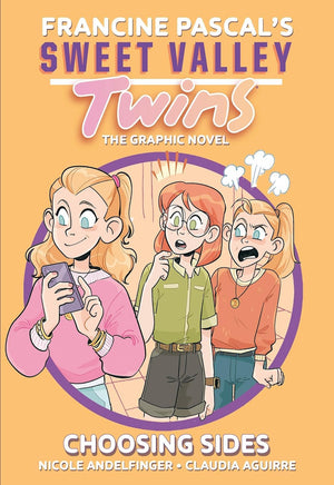 Sweet Valley Twins Series, Set of 7 Graphic Novel Books. Best Friends, Teacher's Pet, Choosing Sides, The Haunted House, Sneaking Out, The New Girl, Three's a Crowd by Nicole Andelfinger