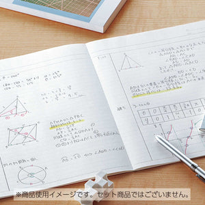 KOKUYO Campus Notebook, Dot A 7mm Ruled, Semi-B5, 30 Sheets, 30 Lines, Purple, Pack of 5, Japan Import (NO-3CAT-V)