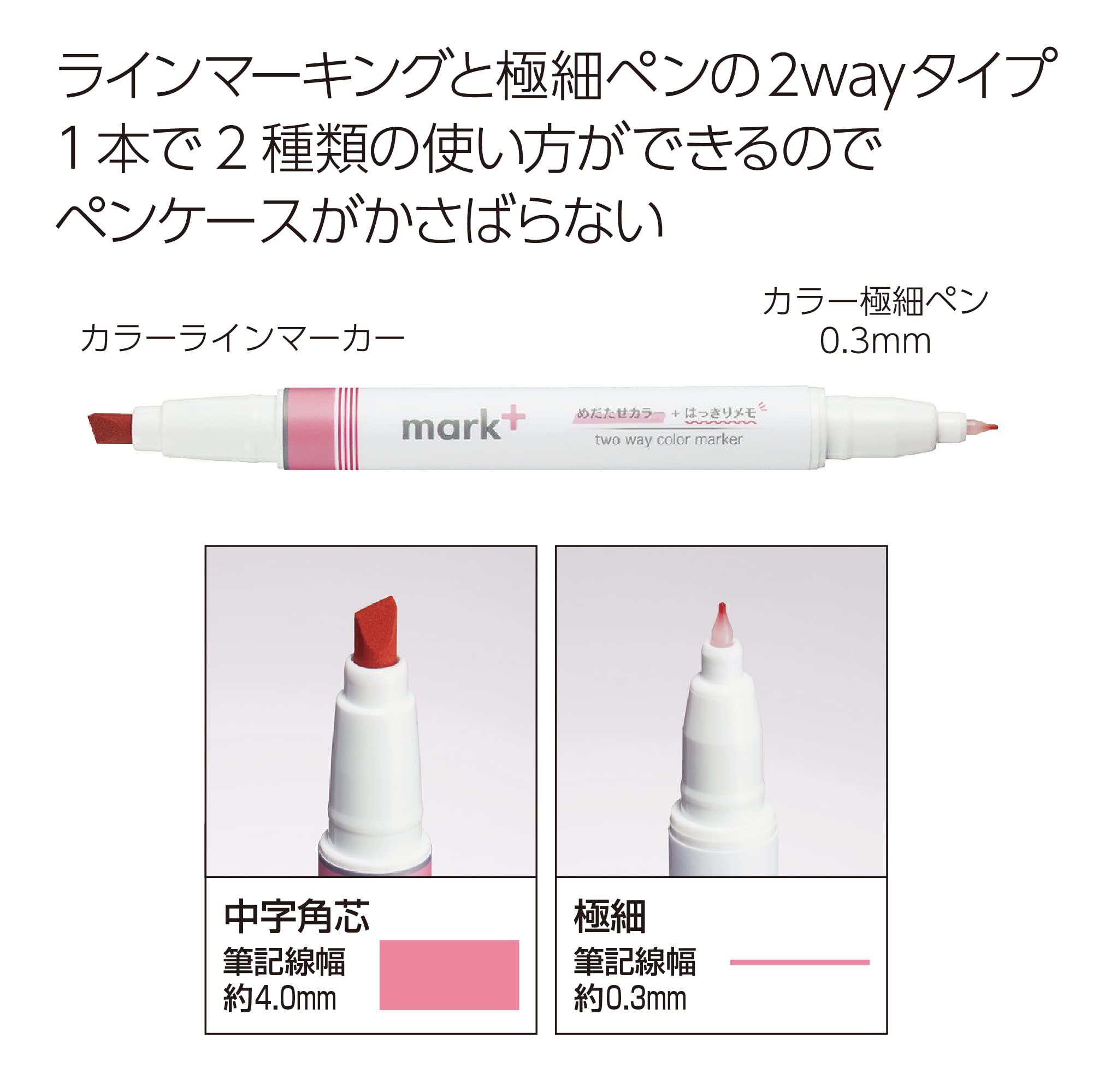 KOKUYO Fluorescent Highlighters, Dual-Tip Highlighter Markers for Bible in Assorted Colors, Fine & Chisel Tip No Bleed Quick-Dry for Journals, Planners, Notes, Vivid Colors. Japan Import(PM-MT200-5S2)