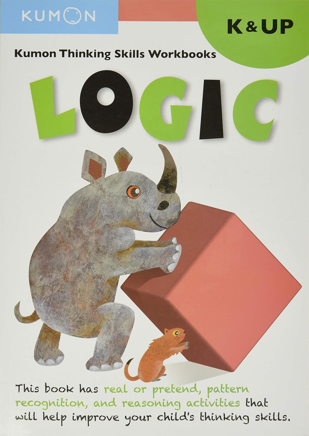 Kumon Thinking Skills Workbooks K Series Collection Set of 4 Books - Logic, Same and Different, Creativity, Kumon Thinking Skills K and up (Tswk) by Kumon Publishing