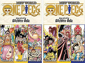 One Piece 3-in-1 Edition 12-book Manga Set 21-32: Vol. 61-96 by Eiichiro Oda