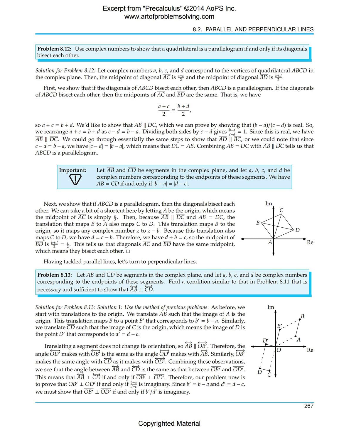 Art of Problem Solving (AoPS) Series, Precalculus 2 Books Set of Text and Solution by Richard Rusczyk