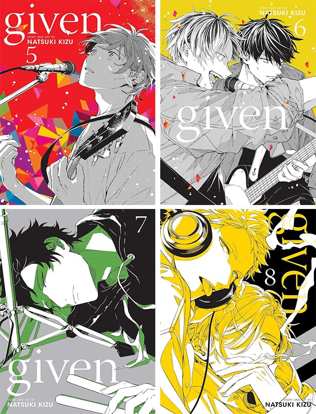 Given 1-9 Bundle Set (9 Book Collection) by Kizu Natsuki