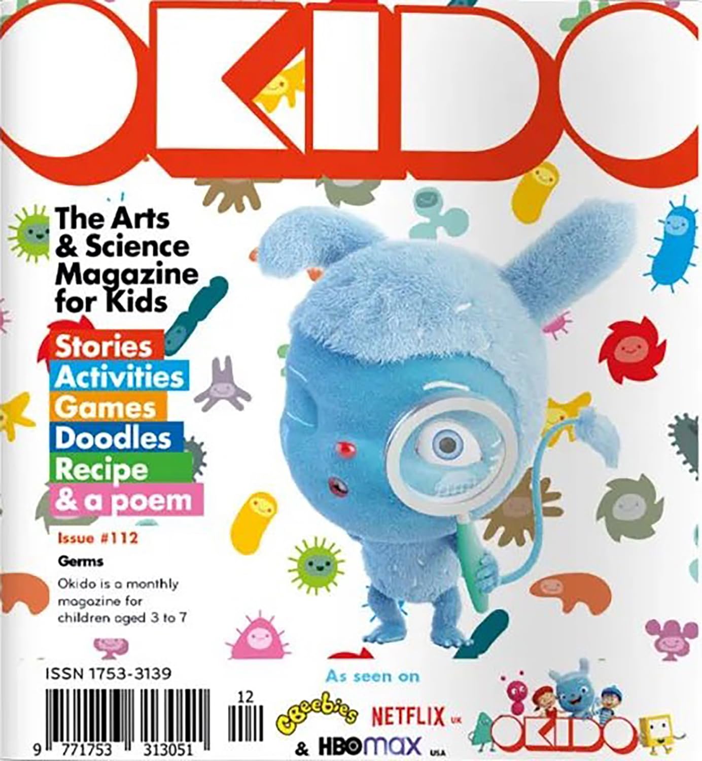 OKIDO Learning Series 7-Book Set – Germs, Stars, Machines, Numbers, Muscles, Underwater, Music