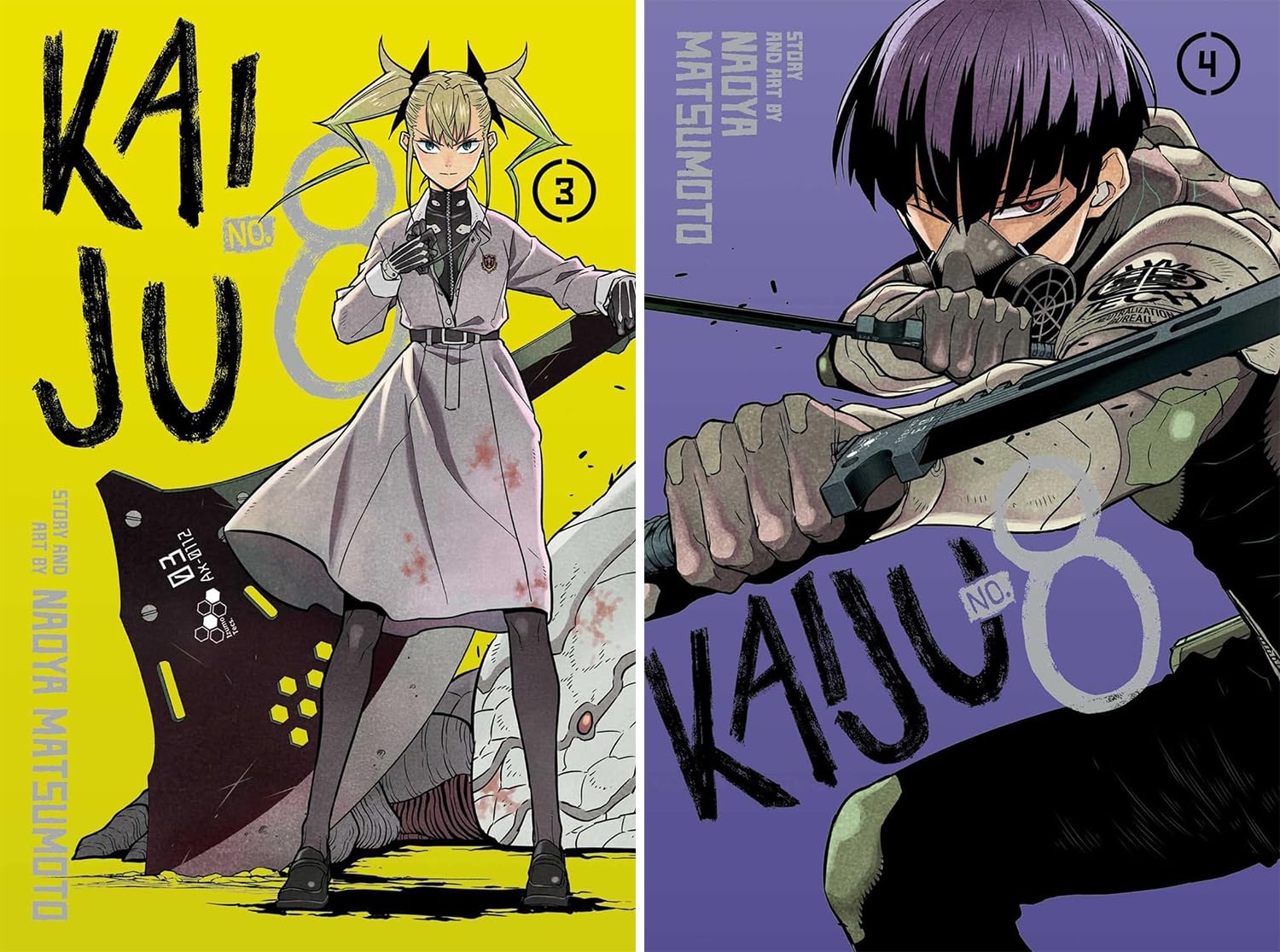Kaiju No. 8, Vol. 1-11, 11 Books Set, by Naoya Matsumoto