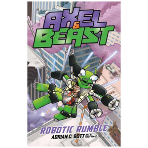 Axel & Beast Series 6 Books Set by Adrian C. Bott - Antarctic Attack, Castle of Cyborgs, The Grabbem Getaway, The Omega Operation, Robotic Rumble, Tropical Tangle