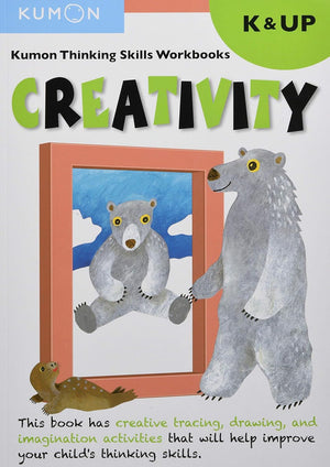 Kumon Thinking Skills Workbooks K Series Collection Set of 4 Books - Logic, Same and Different, Creativity, Kumon Thinking Skills K and up (Tswk) by Kumon Publishing