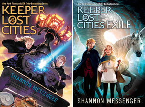 Keeper of the Lost Cities Series 11 Books Set by Shannon Messenger (Keeper of the Lost Cities, Exile, Everblaze, Neverseen, Lodestar, Nightfall, ... Unlocked Book 8.5, Unraveled Book 9.5)