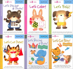 Kumon First Steps Workbooks Set of 6 Books for Ages 2 and Up by Kumon Publishing