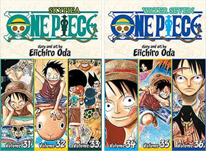 One Piece 3-in-1 Edition 10-book Manga Set 11-20: Vol. 31-60 by Eiichiro Oda