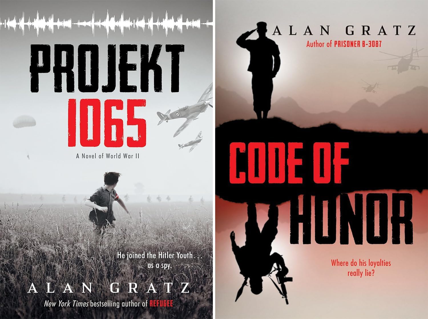 Alan Gratz Bestselling Series, Collection Set of 9 Books. Prisoner B-3087, Code of Honor, Projekt 1065, Refugee, Grenade, Allies, Ground Zero, Two Degrees, Heroes: A Novel of Pearl Harbor