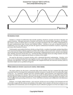 Art of Problem Solving (AoPS) Series, Calculus 2 Books Set of Text and Solution by David Patrick
